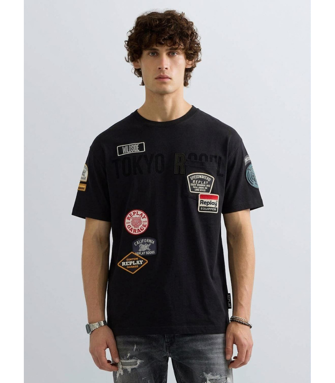 TOKYOパッチ リラックスTシャツ
